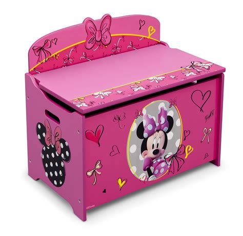 Delta Children Deluxe Toy Box, Disney Minnie Mouse 80213038571 | eBay