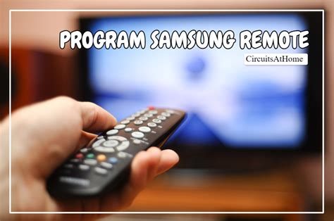 What Are The Universal Remote Codes For A Samsung TV? (Detailed And Easy Guide) - Circuits At Home