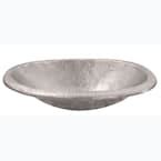 Barclay Products Undermounted Bathroom Sink in Hammered Pewter 6722-PE ...