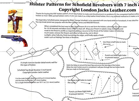 Schofield Holster Digital PDF Patterns for You to Make - Etsy