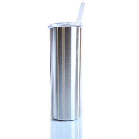 20oz Skinny Tumbler – Pearl Poppin' with Keri