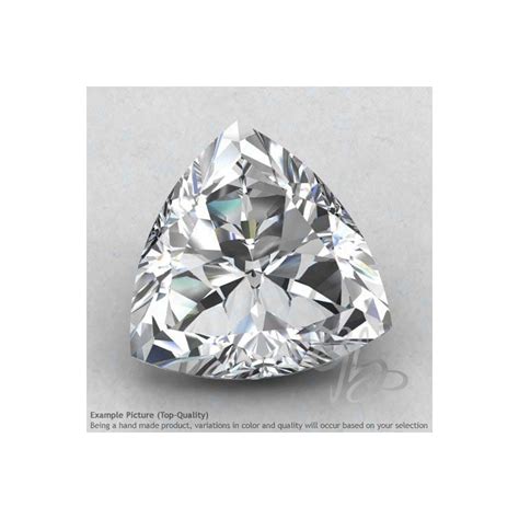 White Topaz Trillion Shape Calibrated Gemstones - GemsBiz