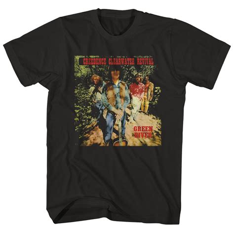 Creedence Clearwater Revival T-Shirt | Green River Album Art Creedence Clearwater Revival Shirt