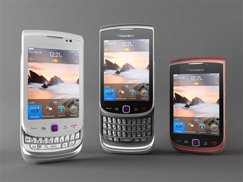 Blackberry Torch 9800 3d Max