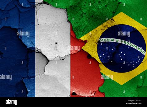 France brazil flag hi-res stock photography and images - Alamy