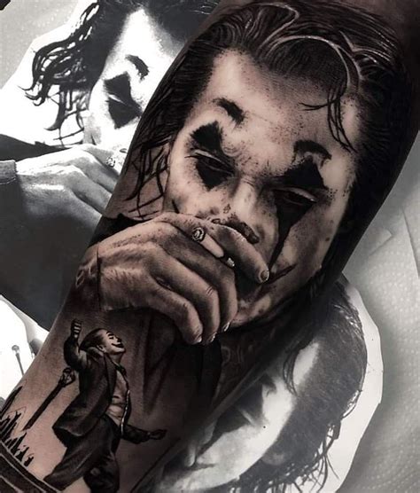 101 Amazing Black And Grey Tattoo Designs You Need To See! | Joker ...