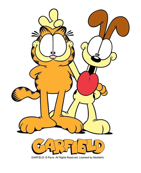 Garfield et Odie | Garfield and odie, Garfield cartoon, Garfield