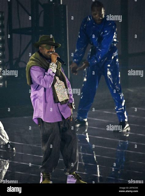 Newark, USA. 12th Sep, 2023. Slick Rick performs onstage during the 2023 MTV Video Music Awards ...