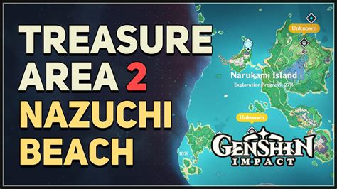 Nazuchi Beach Treasure Area 2 Clue Genshin Impact Lost Riches - Genshin Impact videos