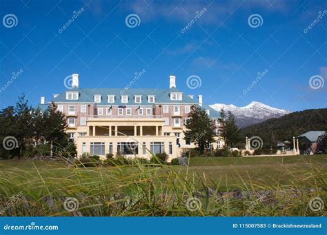 Chateau Tongariro editorial stock photo. Image of tongariro - 115007583