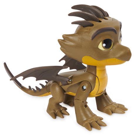 DreamWorks Dragons Rescue Riders, Cutter Dragon Action Figure with Action Spikes Feature ...