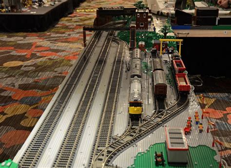 Rear Yard Viewed From North End | Lego trains, Lego train tracks, Lego ...