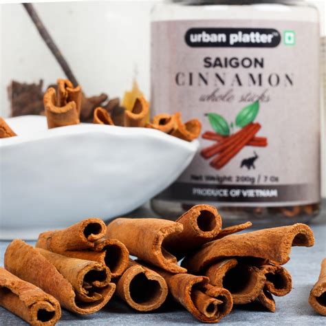 Urban Platter Saigon Cinnamon Sticks (4 Inches in Size), 200g Jar ...