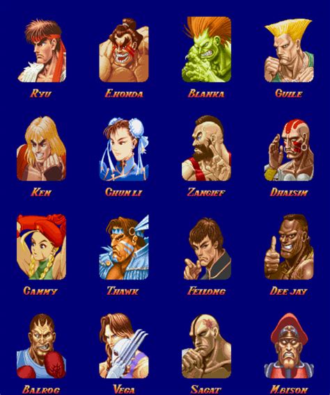 Super Street Fighter II Characters by NintendoLegacy on DeviantArt