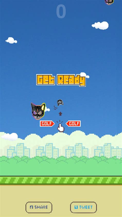 Flying Tron Cat for iPhone - Download