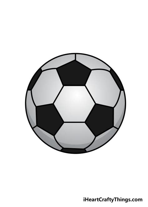 Soccer Ball Drawing - How To Draw A Soccer Ball Step By Step