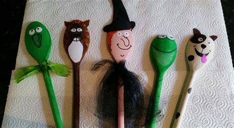 Room on the Broom | Room on the broom, Wooden spoon puppets, Puppet crafts