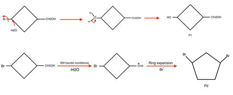 organic chemistry - Why does this ring contraction take place in the following nucleophilic ...