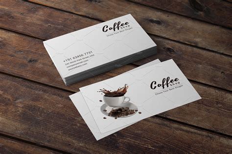 Coffee Shop Business Card | Business Card Templates ~ Creative Market