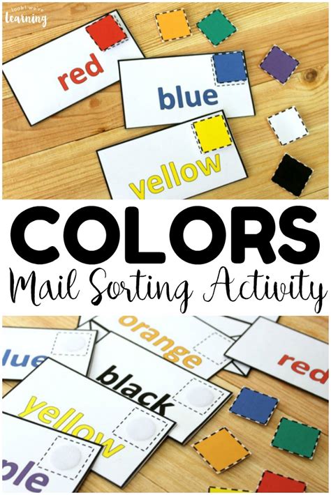 Multicolor Mail! Preschool Color Sorting Game - Look! We're Learning!