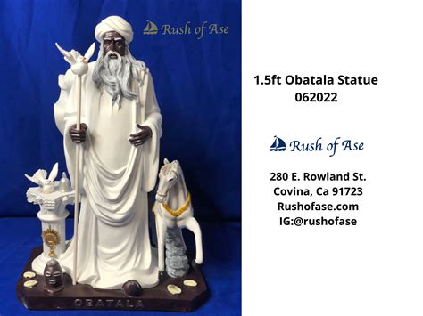 Obatala Statue | 1.5 ft Obatala Statue| Orisa Statue | Ifa Statue - campestre.al.gov.br