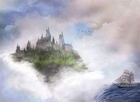 Castle in the Clouds by Izzie-Hill | Fantasy pictures, Fantasy places, Castle in the sky