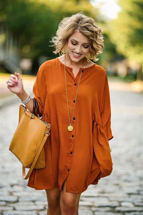 Under $50 Rust Dress + A Huge Sale! | Fashion, Rust dress, Autumn fashion