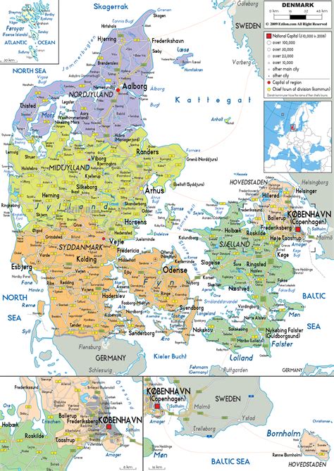 Zealand Denmark Map - ToursMaps.com