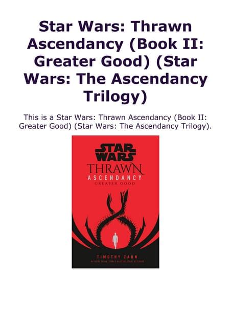 [PDF] Bücher Star Wars: Thrawn Ascendancy (Book II: Greater Good) (Star ...