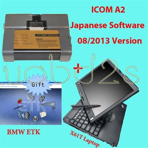 Find New BMW ICOM A2 Japanese Software With X61T Touch Screen Laptop ...