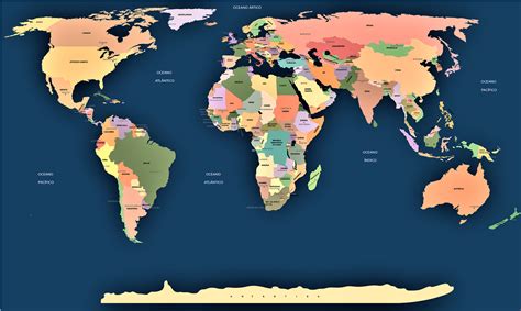 Indulgente internacional oficial mapa del mundo con capitales en ...