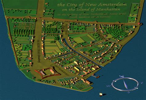 New York - History - Geschichte: Neu Amsterdam in 3D | New york city map, Nyc history, New amsterdam