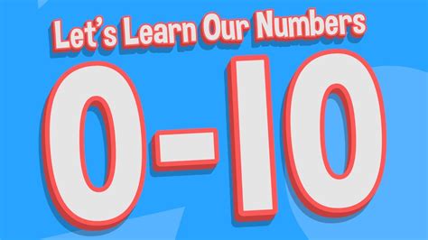 Let's Learn Our Numbers 0-10 | Counting Song for Kids | Jack Hartmann ...