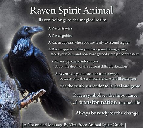 Raven Spirit Animal | Raven spirit animal, Animal totem spirit guides, Spirit animal