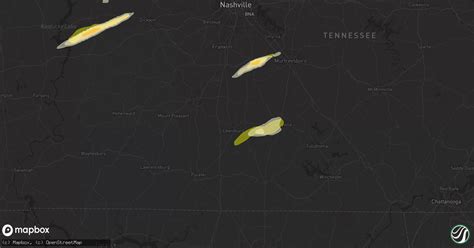 Hail Map in Lewisburg, TN on February 16, 2023 - HailTrace