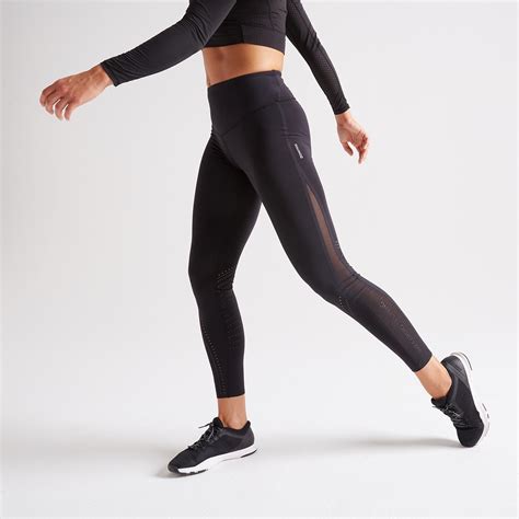 Buy Women Polyester High-Waist Anti-Chafing Gym Leggings Online | Decathlon