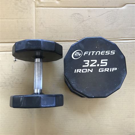 Iron Grip "24 Hr" 12.5- 37.5 Lb Dumbbell Set (USED) - Primo Fitness