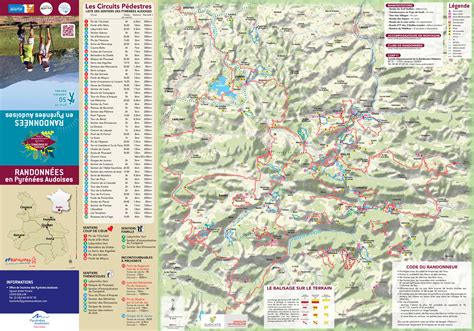 Carte Rando des Pyrénées Audoises - Rando Pyrénées Audoises