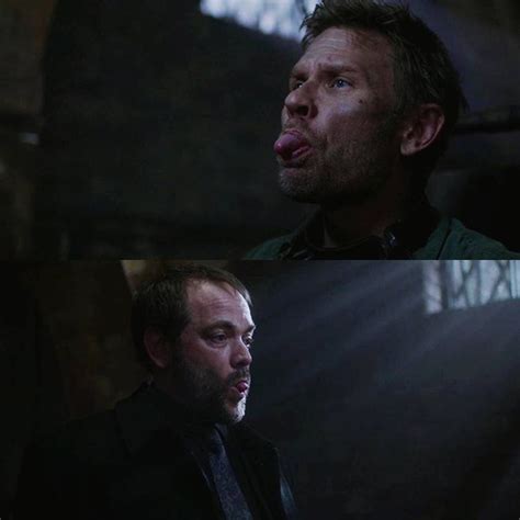 That's funny #supernatural #lucifer #crowley | Supernatural lucifer ...