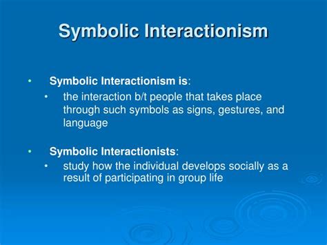 PPT - Symbolic Interactionism SOC110: Introduction to Sociology Sarah Goodrum, Ph.D. PowerPoint ...