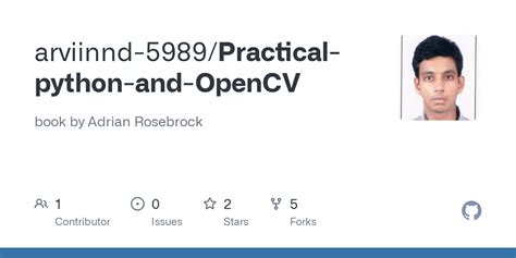 GitHub - arviinnd-5989/Practical-python-and-OpenCV: book by Adrian ...
