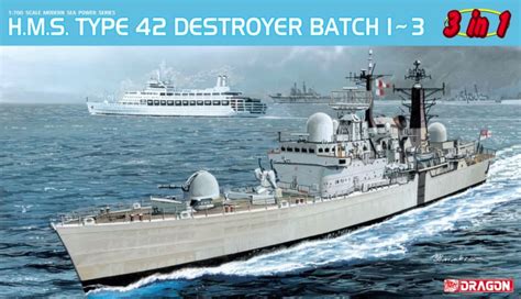 Scalehobbyist.com: HMS Type 42 Destroyer Batch 1 - 3 by Dragon Models