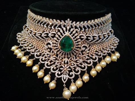 South Indian Diamond Jewellery Designs - South India Jewels