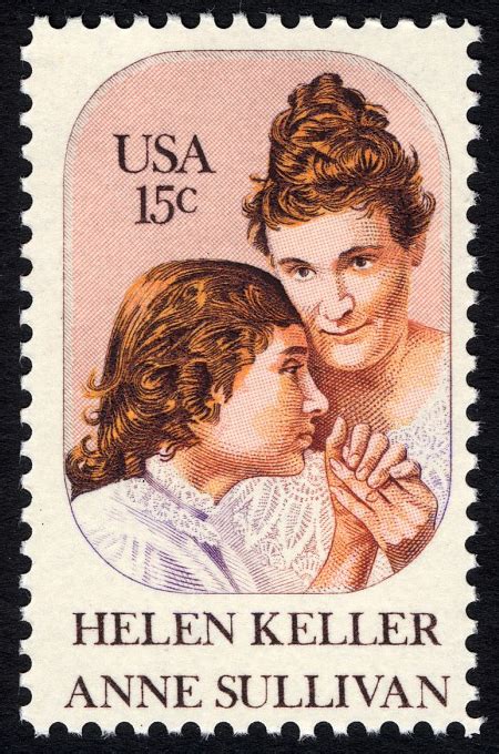 Helen Keller and Anne Sullivan | National Postal Museum