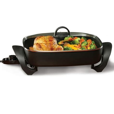 West Bend 72215 Extra-Deep 15-Inch Electric Skillet - Walmart.com ...