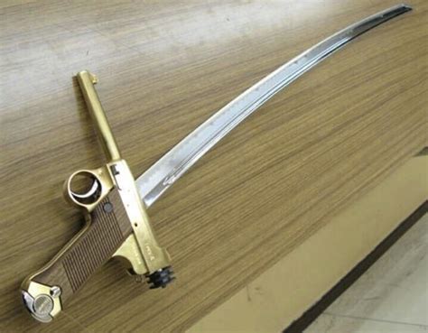 The Gunblade; Two weapon types in one, those being a Sword and Pistol ...