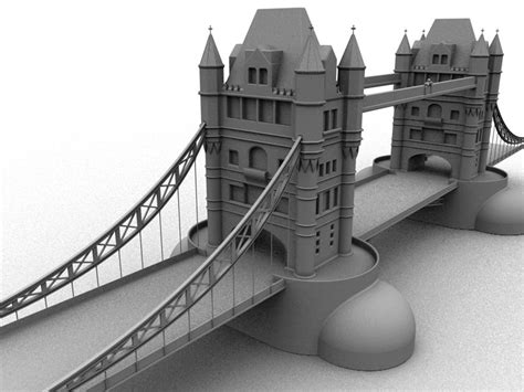 3d london bridge