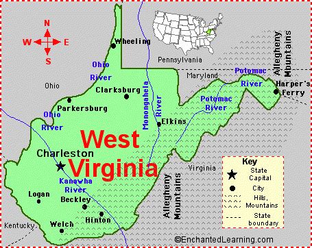 Map Of West Virginia Rivers