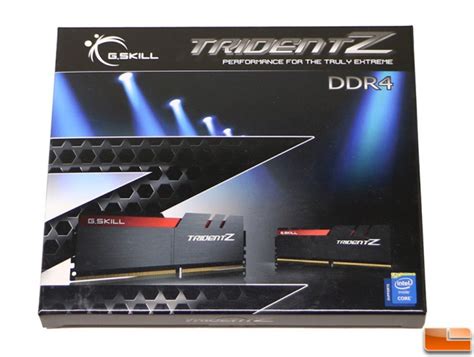 G.SKILL Trident Z 4000MHz DDR4 Memory Kit Review - Legit Reviews