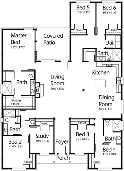 6 Bedroom House Plans With Basement - Dining Room Ceiling Ideas